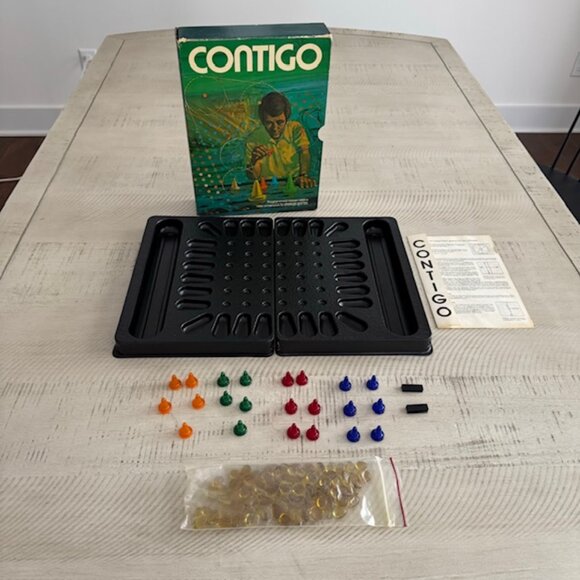 Vintage 1974 3M Bookshelf Game Contigo - Picture 2 of 10